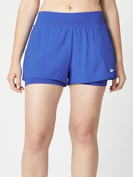 NIKE SHORTS WITH INBUILT LONG TIGHTS.