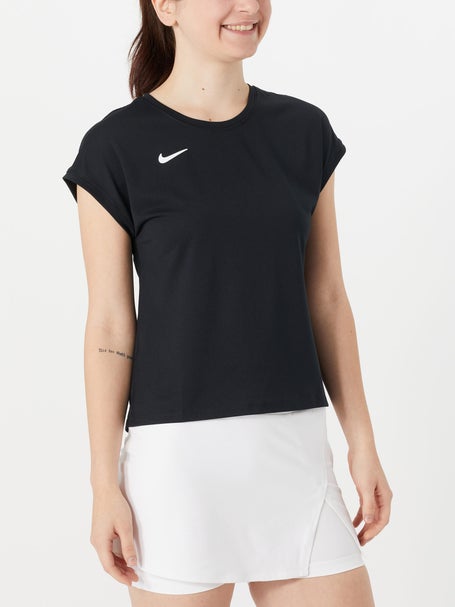 Nike Women's Dri-FIT Victory Shorts (White/Black)