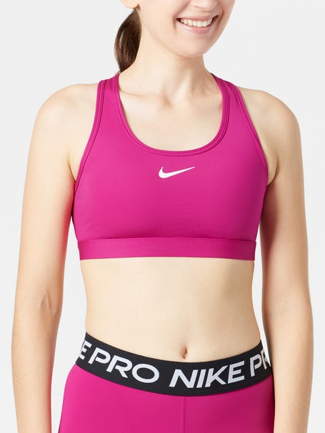 Nike Performance NIKE MED PAD BRA - Medium support sports bra - university  red/white/red 