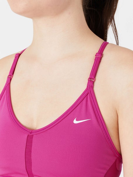 Nike Indy Logo Womens Tennis Sports Bra - Marina Washed