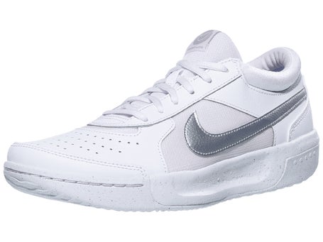 Uitdaging Cilia Doe mijn best Nike Zoom Court Lite 3 White/Silver Women's Shoes | Tennis Warehouse