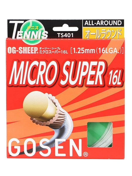 Gosen OG-Sheep Micro 16 synthetic gut tennis string reel 40