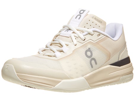 ON The Roger Advantage Pro Cream/Black Mens Shoes