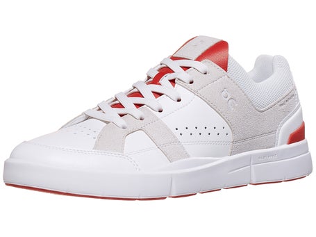 white and red mens shoes