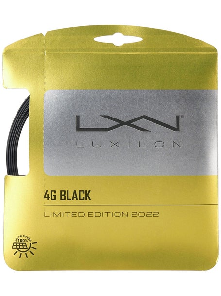 Promo Set/Luxilon 4G Black 16L/1.25 String