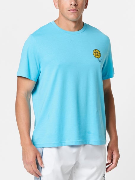 T-shirt Homme Original Penguin, Bleu, Manches Courtes, Poche Poitrine, Taille L