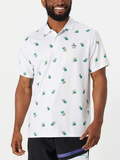 Filling Pieces Resort Parrot Print Men's Short Sleeve Shirt