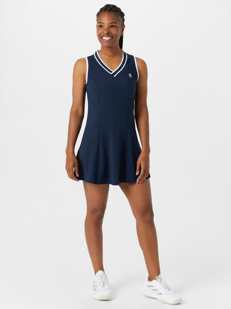 navy blue dress for baby girl Pleated Tier Tennis Dress main image 0