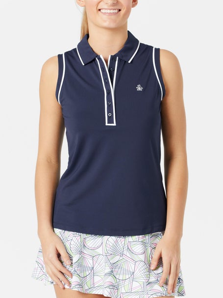 Penguin Womens Core Sleeveless Veronica Polo