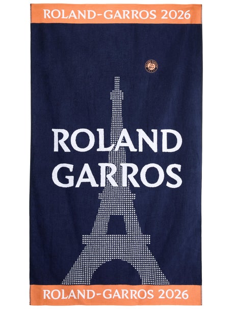 Roland Garros Beach Towel - White