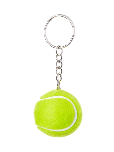 Racquet Tennis Ball Keychain Yellow | Warehouse