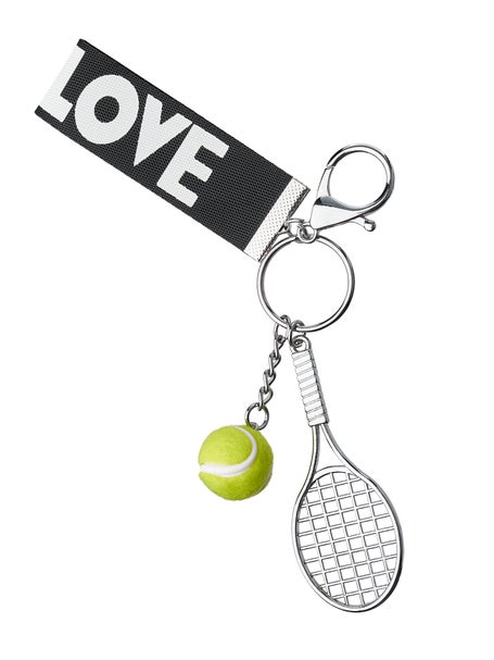 Racquet Tennis Racquet Keychain - Yellow | Tennis