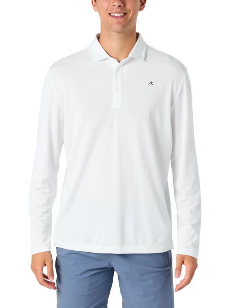 REDVANLY Mens Fall Hoxton Long Sleeve Polo