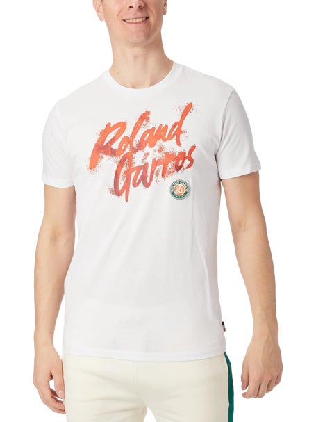 Roland Garros Mens Text T-Shirt