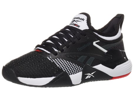 Reebok Nano Court Black/White/Red Womens Shoe