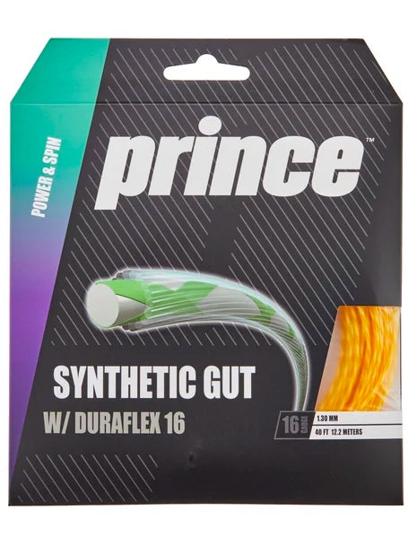 Prince Synthetic Gut 16/1.30 Duraflex Black