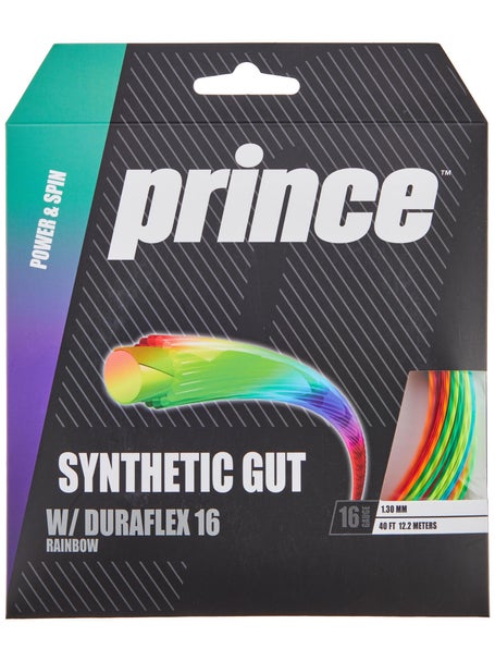 Prince SynGut Duraflex 16/1.30 Prism Rainbow String