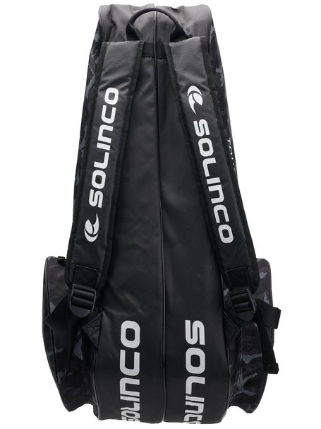 Solinco Black Camo 6-Pack Racquet Bag Tennis Warehouse