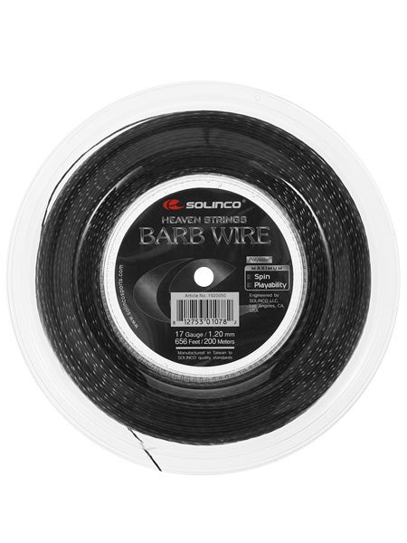 Solinco Barb Wire 17g Tennis String (Reel)