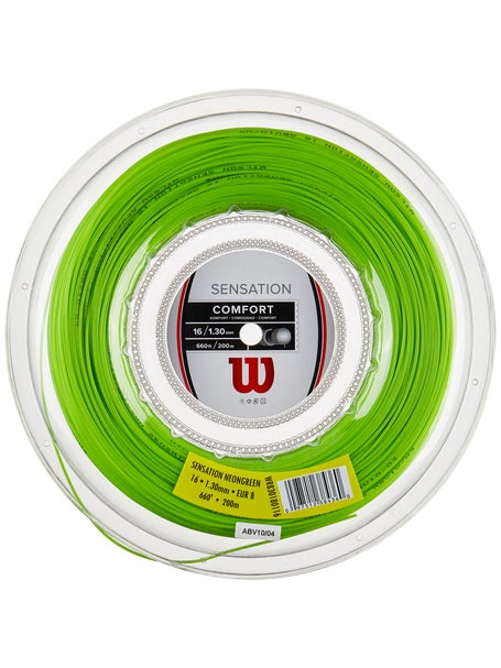 Wilson Synthetic Gut Power 16 200 m Tennis Reel String Clear