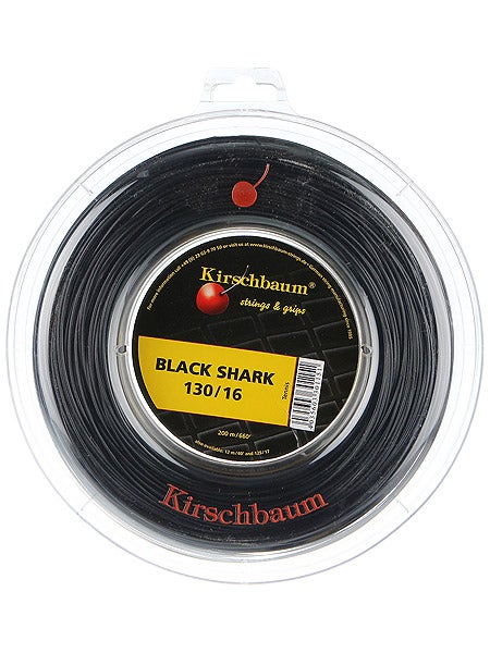 Kirschbaum Black Shark Tennis Racquet String, Reel 660ft/200m –