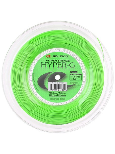 Solinco Hyper-G 16L/1.25 String Reel - 656' | Tennis Warehouse