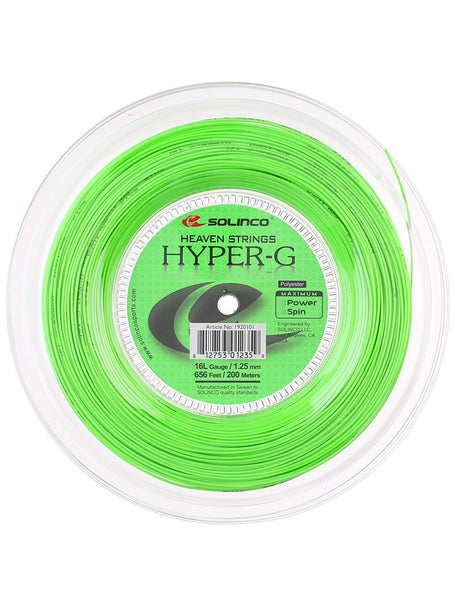 Jual Solinco Hyper-G 1.25/16L String Original ( Senar Tenis / Tennis ) -  11meter No Pack - Kab. Jombang - Tennis Store Indonesia