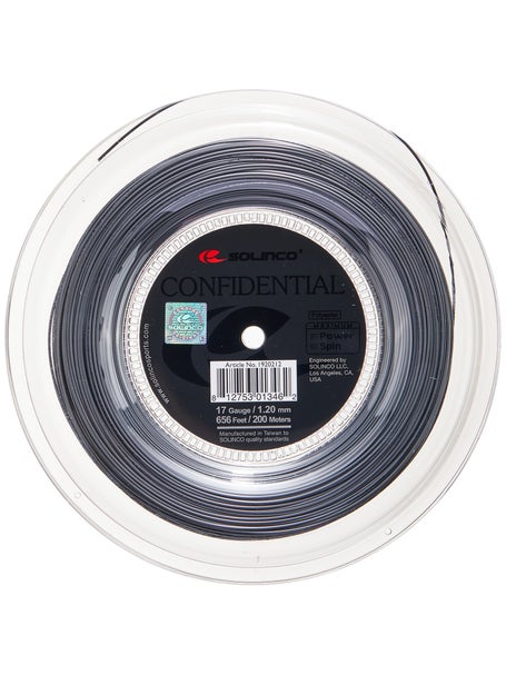 Solinco Hyper G Hyper-G 17 Gauge 1.20mm 656' 200m Tennis String