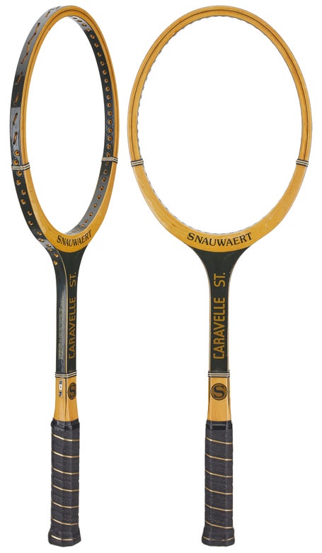 Raquette De Tennis Vintage Snauwaert Caravelle – Bois – Italie – Occasion