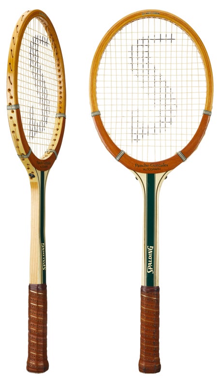 Spalding Pancho Gonzales Racquet USED (1/2)