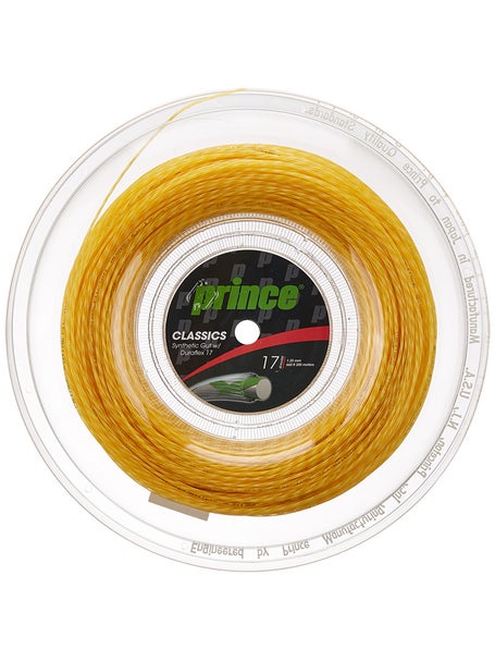 MSV Focus HEX Soft Tennis String Reel, 17/1.20 Gauge, Yellow