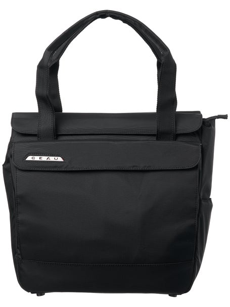 The Sport Carryall in Black - Chic Tennis Tote