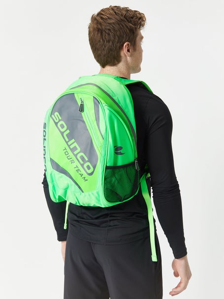 Solinco Tour Backpack Bag Neon Green Tennis Warehouse