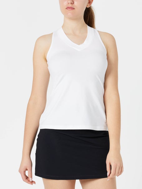 Sofibella Womens UV Racer Tank - White