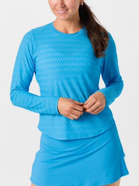 Sofibella Womens Electric Blue Long Sleeve