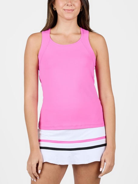 Sofibella Womens Pinkology Icon Racer Tank