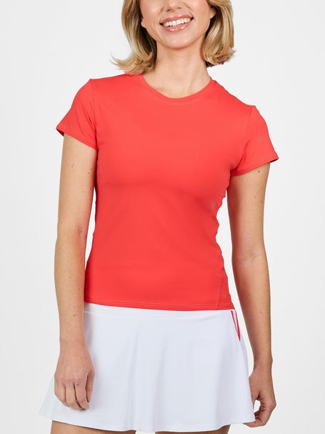 Sofibella Womens Icon Top - Hibiscus