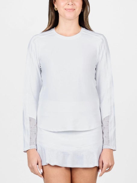 Sofibella Womens White Lotus Long Sleeve