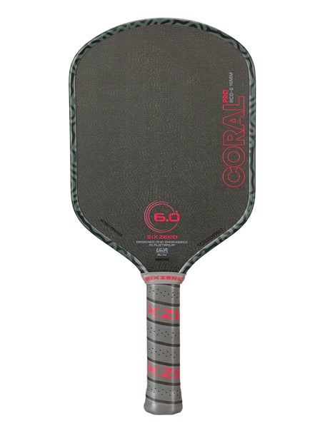 Six Zero Coral Pro Elongated Pickleball Paddle