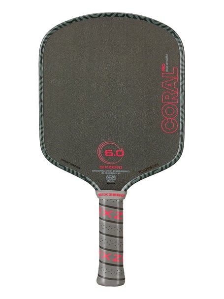 Six Zero Coral Pro Widebody Pickleball Paddle