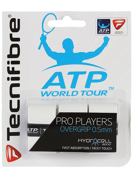 Tecnifibre ATP Pro Players Overgrip (3 Pack) White
