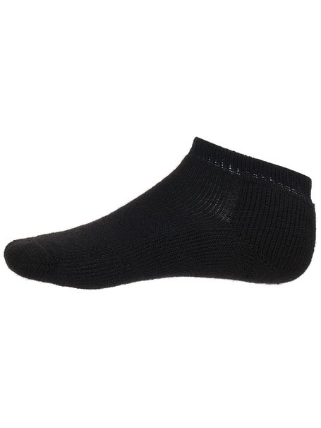 Thorlo Max Cushion Low Cut Sock Black | Tennis Warehouse