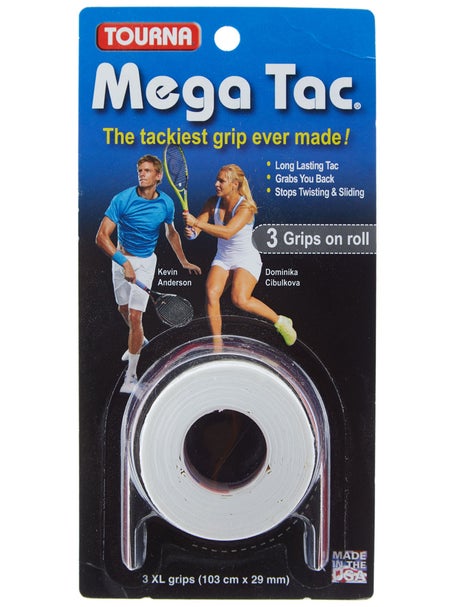 Tourna Padel Mega Tac – 3 Grip Roll – Black 