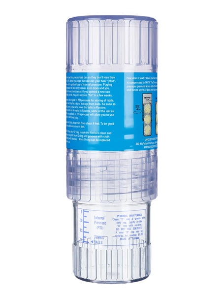 Tourna Tube Restore - Récupérateur De Pression Pour Balles De Tennis - Prolonge La Durée De Vie Des Balles - Accessoire Tennis