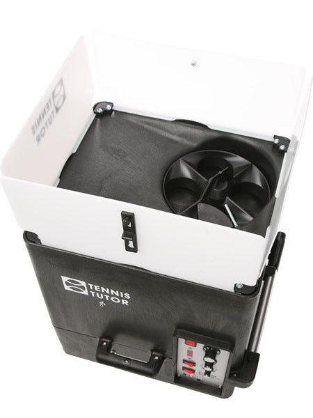 Machine à balles de tennis avec batterie au lithium rechargeable