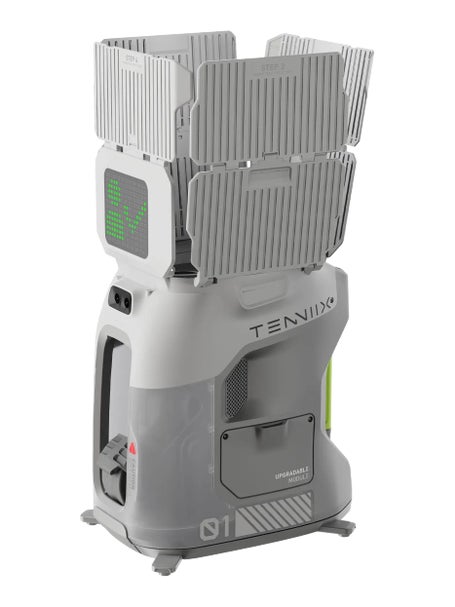 Tenniix Pro AI Ball Machine - Mint White