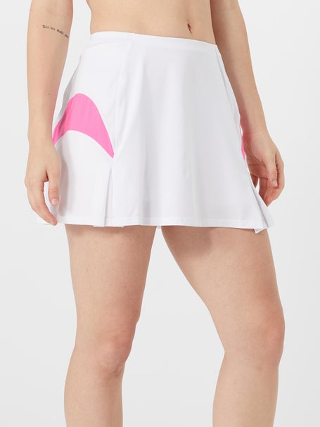 Tail White Tennis Dress with Built-in Bra / Size: M