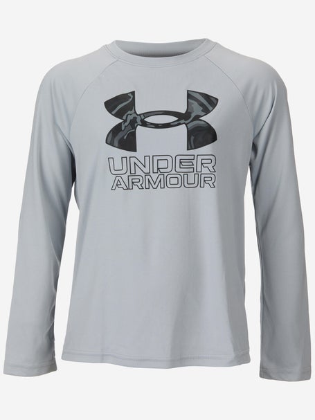 Under Armour Boys Fall Hybrid Print Long Sleeve