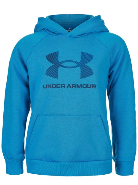 Under Armour Rival Fleece Men's Tennis Hoodie - Glacier Blue