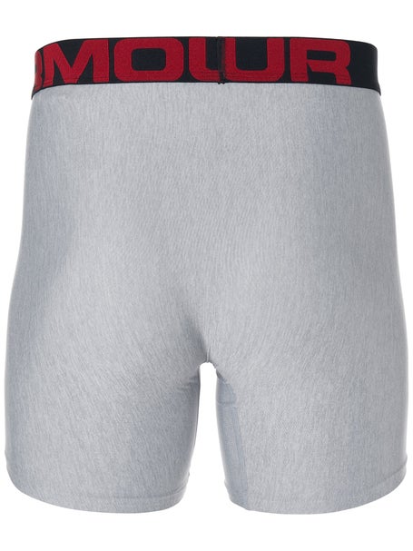 Men's Under Armour Boxer Jock 2-Pack UA Tech Boxer Brief Underwear Grey  Medium 6